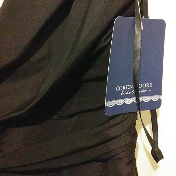 🎁NWT COREN MOORE 100% SILK ONE SHOULDER DRESS - Picture 7 of 8